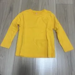 長袖カットソー 100cm 黄色
