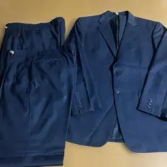 ネイビー ストライプ ビジネススーツ セット