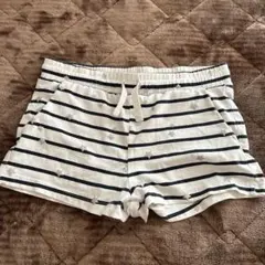 H&M ストライプ柄ハーフパンツ 130ぐらい？