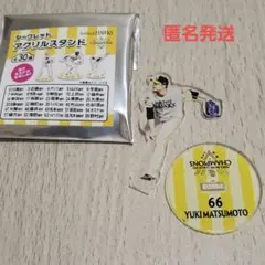 福岡ソフトバンクホークス　アクリルスタンド　66 松本裕樹投手