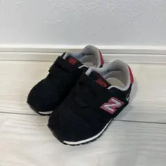 New Balance 373 黒 赤 スニーカー12.5㎝