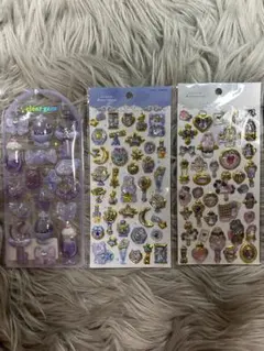 正規品！ カミオジャパン2点、クーリア1点 ぷっくりシール