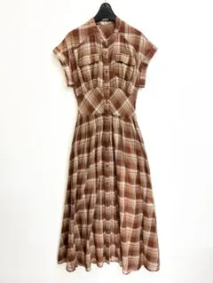 Her lip to チェック柄 シャツワンピース S herlipto ハーリップトゥ チェック柄 シャツワンピース - メルカリ