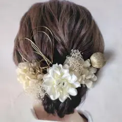 髪飾り成人式前撮り結婚式ヘッドパーツ卒業式ウェディング