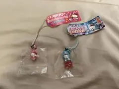 ハローキティ 希少品 しょこたん コラボ ストラップ 中川翔子 2点