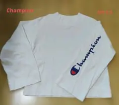 Champion 袖口ワイドデザイン長袖Tシャツホワイト Мサイズのサムネイル
