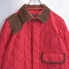 00s〜 RALPH LAURENラルフローレン切替デザイン キルティングコート