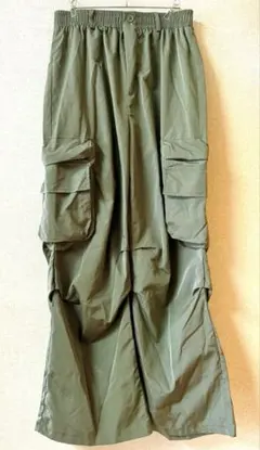 SHEIN カーゴパンツ (オリーブグリーン・Mサイズ)