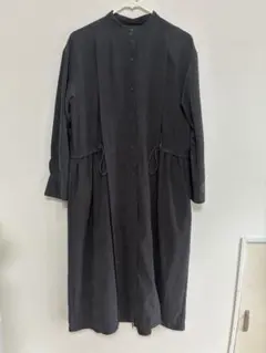 nano universe 黒 長袖ワンピース