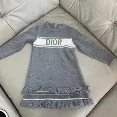 Dior グレー フリンジニットセーター　キッズのサムネイル