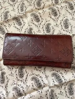ラシット 長財布 皮　レザー　ブラウンのサムネイル
