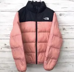THE NORTH FACE キッズ ダウンジャケット ピンク黒