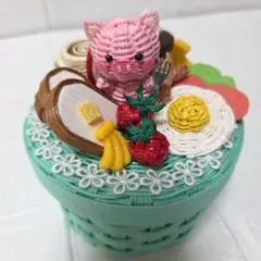 ✤エコクラフト✤　✤よくばりモーニングセットde小物入れ✤