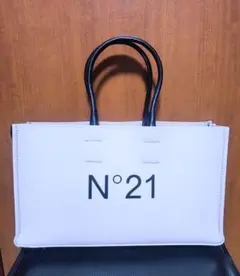 N°21 ピンクホワイト トートバッグ 箱付き