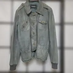 MAX&Co. グレー レザージャケット