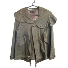 ZARA ザラ ミリタリージャケット ライナー付き カーキ