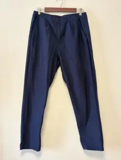 美品　WORKMAN サマートリコテックイージーワークカーゴパンツ　ネイビー