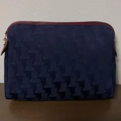 ぴぴ様専用☆ レア品 未使用 美品 ランバン レザー×ジャガード クラッチ