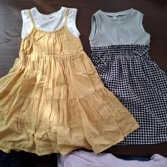 après les cours ノースリーブワンピース 2点セット サイズ100