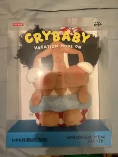 CRYBABY Vacation Mode On ミニクロスボディバッグ RED