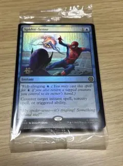 【希少】スパイダーセンス 英語版プレリ仕様foil 未開封品