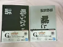 新世紀エヴァンゲリオン30周年記念一番くじＧ賞 クリアファイル