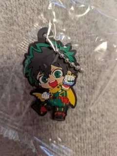 ヒロアカ　緑谷出久 　ラバーマスコット　くら寿司