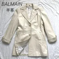 合馬公式アカウント2様専用　BALMAIN バルマン　ラムレザー　羊革