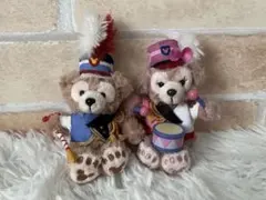 【希少/2018限定】ダッフィー＆シェリーメイ マーチングファン ぬいバ セット