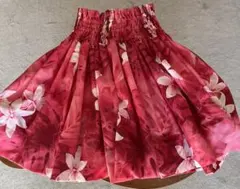 女の子用花柄パウスカート ピンク