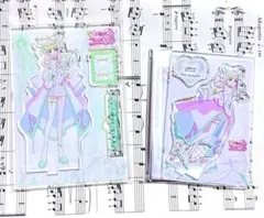 キミとアイドルプリキュア ミニアクリルスタンド ブルジュラ キュアズキューン