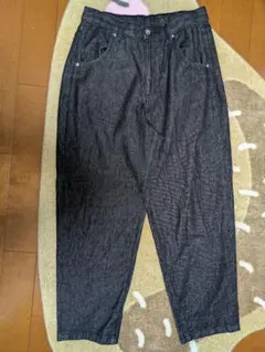無印良品　デニムバレルパンツ