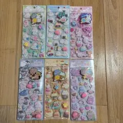 【クーリア】スペシャルもっちもちシール 6種 コンプ　にくきゅう おしり シール