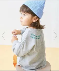 どっちも前だから1人でお着替え 長袖Tシャツ 130 devirock