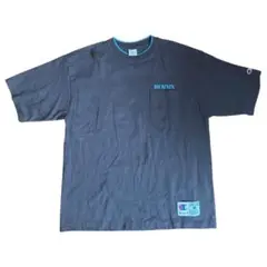 Champion チャンピオン Tシャツ M グレー MCMXIXロゴ　シミ