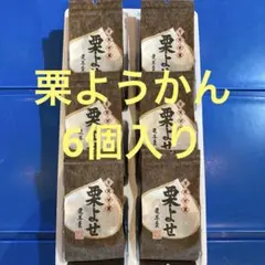 お土産　和菓子　ようかん　羊羹　お茶菓子　くり　　　栗よせ6個入　未開封のサムネイル