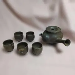 丹波焼　丹久　急須と湯呑揃