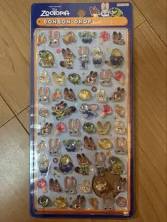 新作 正規品 ボンボンドロップシールmini ズートピア