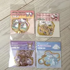 サンリオ　フレークステッカー　シール　4個セット