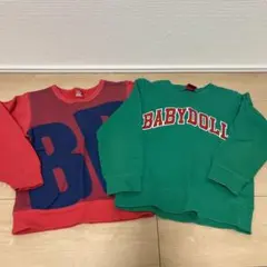 BABYDOLL トレーナー 120cm 2枚組