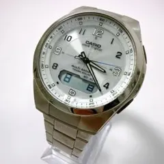 稼働品 CASIO Wave Ceptor メンズ 腕時計 電波ソーラー式