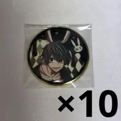桃源暗鬼 桃華月詠 原作 バニー 缶バッジ メディコス ゴールド 4点