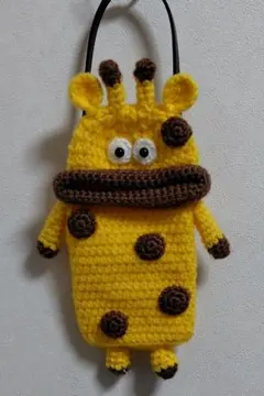 パクパクモンスター スマホケース(キリンさん) サコッシュ