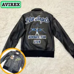 AVIREX アヴィレックスG1レザージャケット ブルーエンジェルス　ライダース
