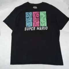 スーパーマリオ 古着 Tシャツ 2XL ブラック