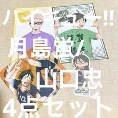 ハイキュー!! 月島蛍/山口忠 4点セット