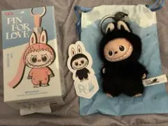 THE MONSTER PIN FOR LOVE イニシャルラブブ R 黒