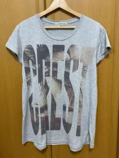 BEAMS HEART グレー 半袖Tシャツ