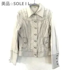 美品⭐︎SOLE I L （三陽商会）オフホワイト　ジャケット　アウターのサムネイル