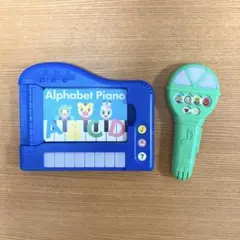 (E59)美品　ほっぷ　English エデュトイ　マイク　アルファベットピアノ